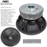 FEST WK285 Double Speaker Woofer 18 Inch 8 Ohm 2600 Watt