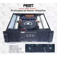 Fest DMA 42000 Power Amplifier 4 Channel Class H 2000 Watt