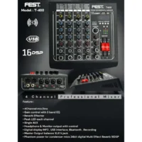 Fest T400 Mixer Analog 4 Channel