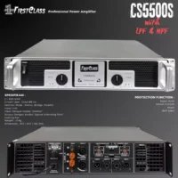 Firstclass CS 5500S Power Amplifier 2 Channel Class AB 800 Watt