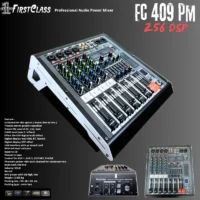 Firstclass FC 409PM Power Mixer 4 Channel 500 Watt (Bluetooth, USB, Efek EQ)