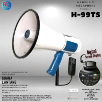 Firstclass H 99TS Megaphone Pegang Handheld 100 Watt (Sirine, MP3, USB, Bluetooth, SD Card, Rechargeable)