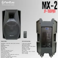 Firstclass MX 2 Speaker Aktif 15 Inch 2 Way 600 Watt (Bluetooth, USB, SD Card, EQ)