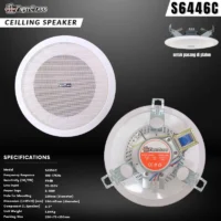 Firstclass S 6446C Speaker Ceiling Pasif 6.5 Inch 10 Watt (High Impedance)