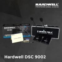 Hardwell DSC 9002 Mic Wireless Meja Gooseneck Receiver Colok Isi 2