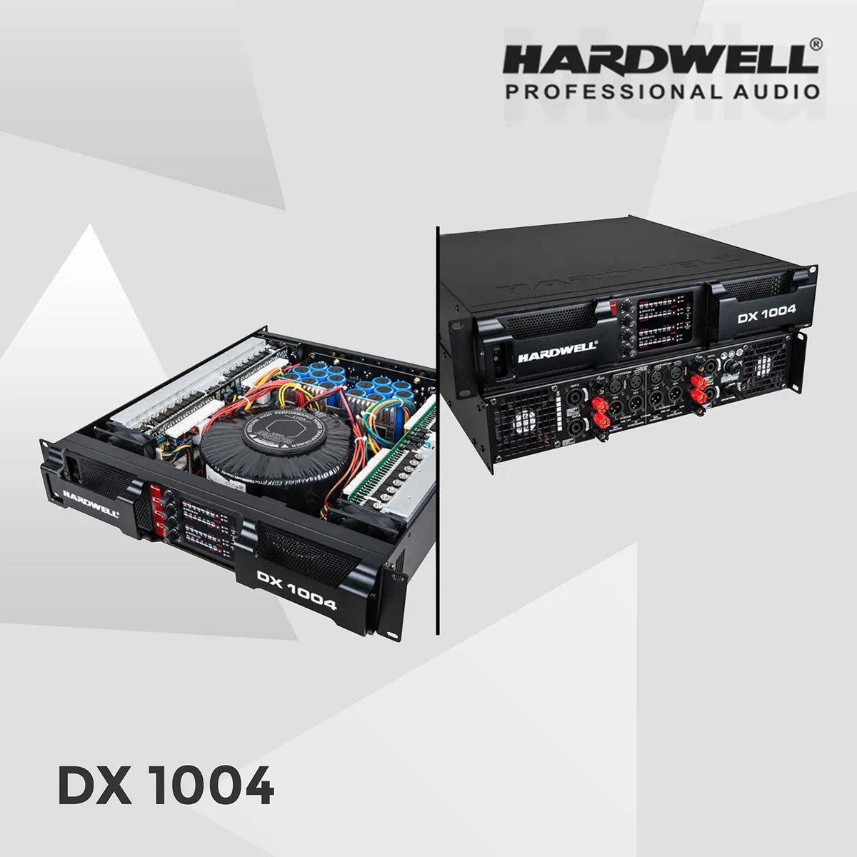 Hardwell DX 1004 Power Amplifier 4 Channel Class H 1000 Watt