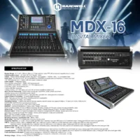Hardwell MDX-16 Mixer Digital 16 Channel 13 Fader