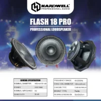 Hardwell Flash 18 Pro Speaker Woofer 18 Inch 8 Ohm 2000 Watt