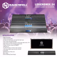 Hardwell LegendMix 24 Mixer Audio Analog 24 Channel (Efek, EQ, Phantom)