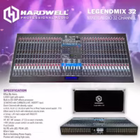 Hardwell LegendMix 32 Mixer Audio Analog 32 Channel (Efek, EQ, Phantom)