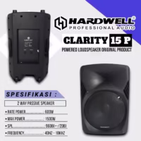 Hardwell Clarity 15 P Speaker Pasif 15 Inch 2 Way 1500 Watt