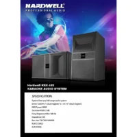 Hardwell KSX 102 Speaker Karaoke Pasif 10 Inch 2 Way 8 Ohm 200 Watt