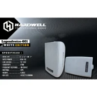 Hardwell  Legend Voice 601 White Speaker Dinding Pasif 6 Inch 2 Way 8 Ohm 60 Watt