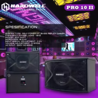 Hardwell PRO 10 II Speaker Karaoke Pasif 10 Inch 2 Way 8 Ohm 200 Watt