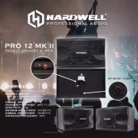 Hardwell PRO 12 MK II Speaker Karaoke Pasif 12 Inch 2 Way 8 Ohm 200 Watt
