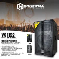 Hardwell VX 1122 Speaker Pasif 12 Inch 2 Way 8 Ohm 1700 Watt