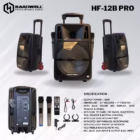 Hardwell HF 12B PRO Speaker Meeting Portable Wireless 12 Inch 2 Way 120 Watt