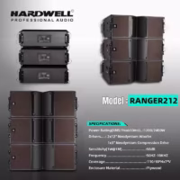 Hardwell Ranger 212 Speaker Line Array Pasif 2×12 Inch 2 Way 8 Ohm 2400 Watt