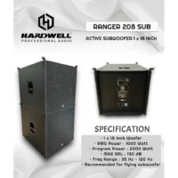 Hardwell Ranger 208 SUB Subwoofer Aktif 18 Inch 2000 Watt