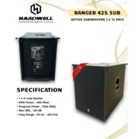 Hardwell Ranger 425 SUB Subwoofer Aktif 18 Inch 1600 Watt