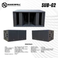 Hardwell SUB G2 Subwoofer Pasif 2×18 Inch 4 Ohm 4000 Watt