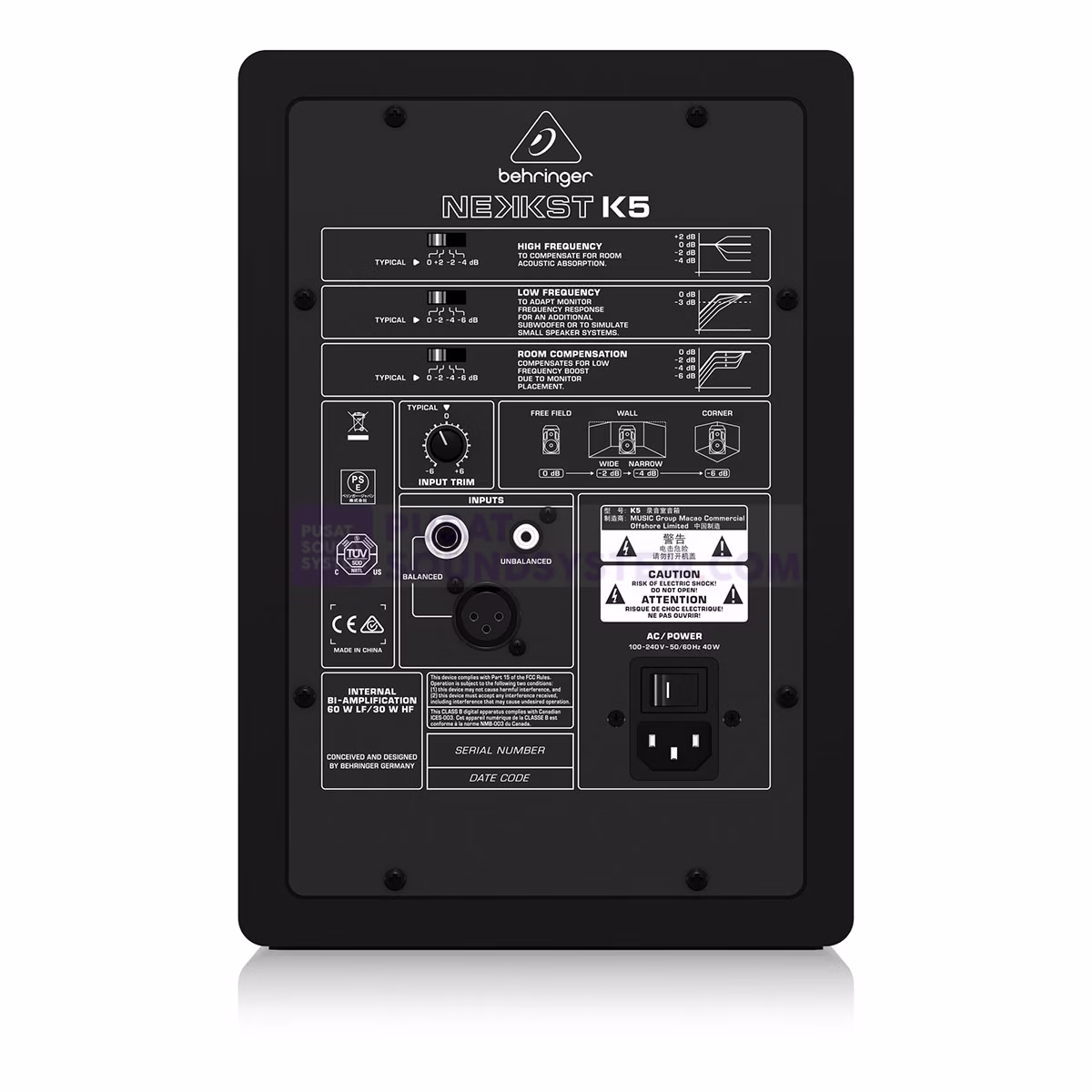 Behringer Nekkst K5 Speaker Monitor Studio Recording Aktif 5 Inch 2 Way 150 Watt - Image 3