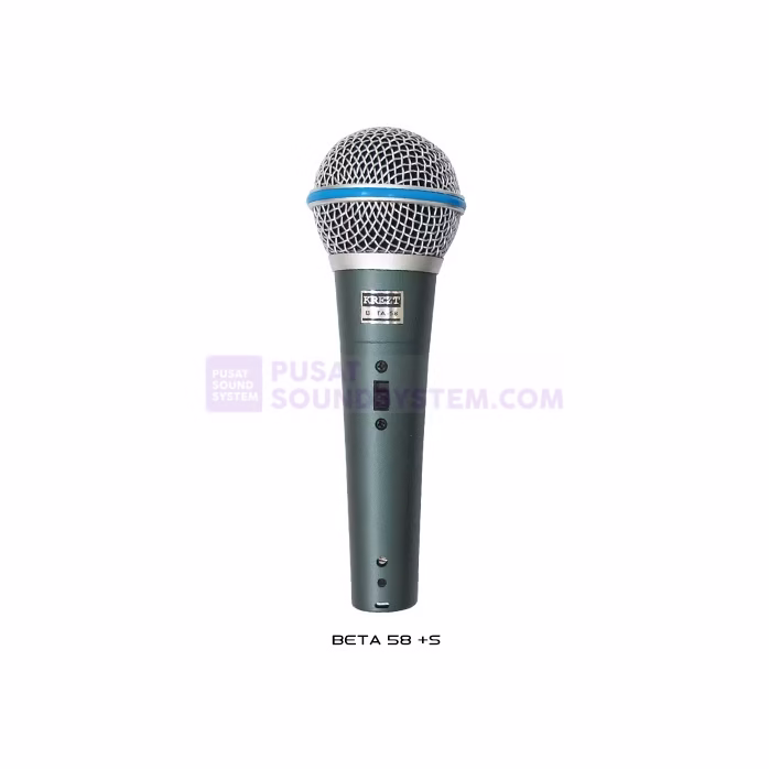 KREZT BETA-58 -S Mic Kabel Pegang Handheld Dynamic Cardioid