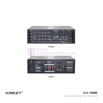 KREZT KA-588 Amplifier Karaoke 2 Channel