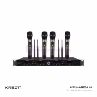 KREZT KRU-4810A 4 Channel Wireless Microphone