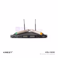 KREZT KRU-5010 Dual Handheld Wireless Microphone