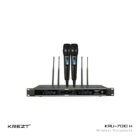 KREZT KRU-7010 H Mic Wireless Handheld 2 Channel