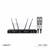 KREZT KRU-7030 Dual Handheld Wireless Microphone