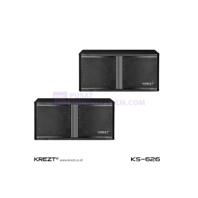 KREZT KS-626 Speaker Karaoke Pasif 6.5-Inch