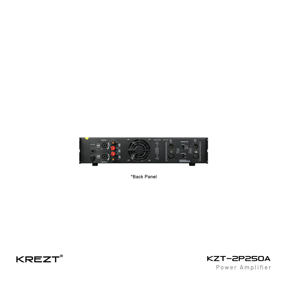 KREZT KZT-2P250A Power Amplifier 2 Channel - Image 2
