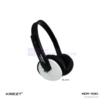 KREZT MDR-590 Black On Ear Headphone