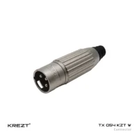 KREZT TX 054 KZT W Jack Konektor Canon XLR Male Kaki 3 / 3 Pin