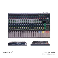 KREZT VRX-16 USB Mixer Analog 16 Channel