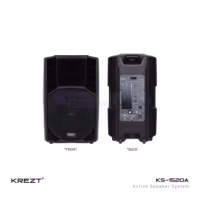 KREZT KS-1520A Speaker Aktif 15 Inch 2 Way 150 Watt (USB+Bluetooth)