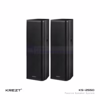KREZT KS-2550 Speaker Pasif 2×15 Inch 2 Way 8 Ohm 300 Watt