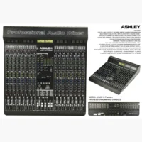 Ashley King 16 Premium Mixer Audio Analog 16 Channel (Bluetooth, USB Audio Interface, USB MP3 Player, Efek, EQ, Phantom)