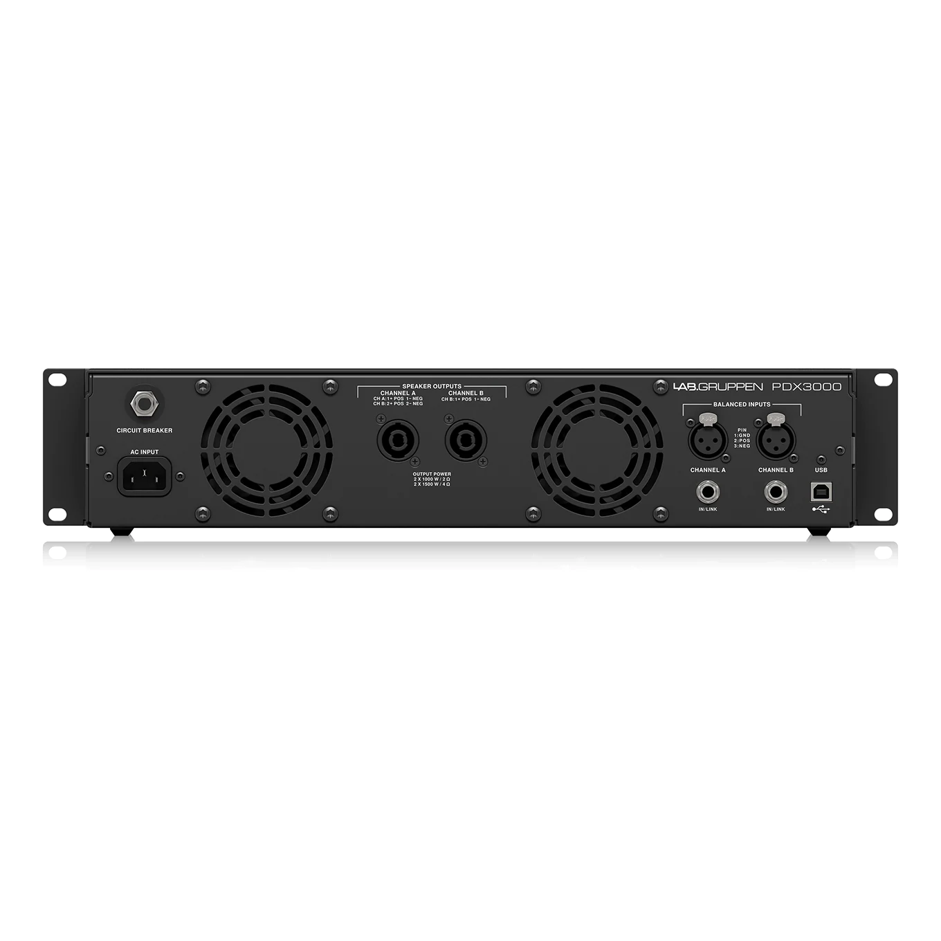 LAB GRUPPEN PDX3000 Power Amplifier 2 Channel 3000 Watt - Image 2