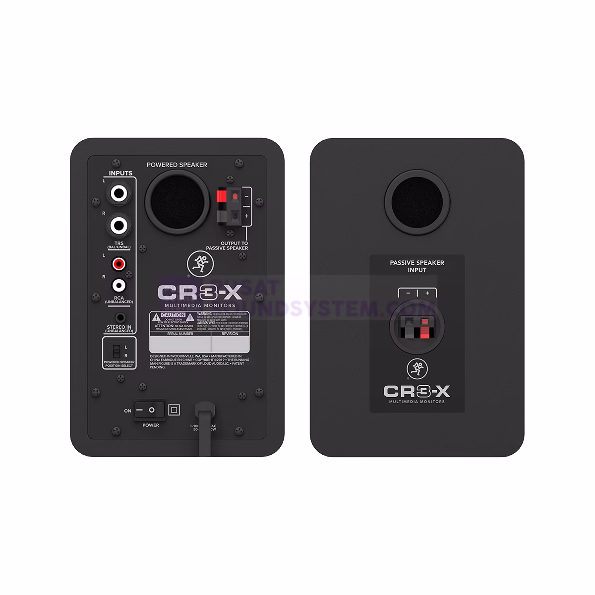 Mackie CR3-X Speaker Studio Monitor Recording Aktif 3 Inch 2 Way 50 Watt - Image 3
