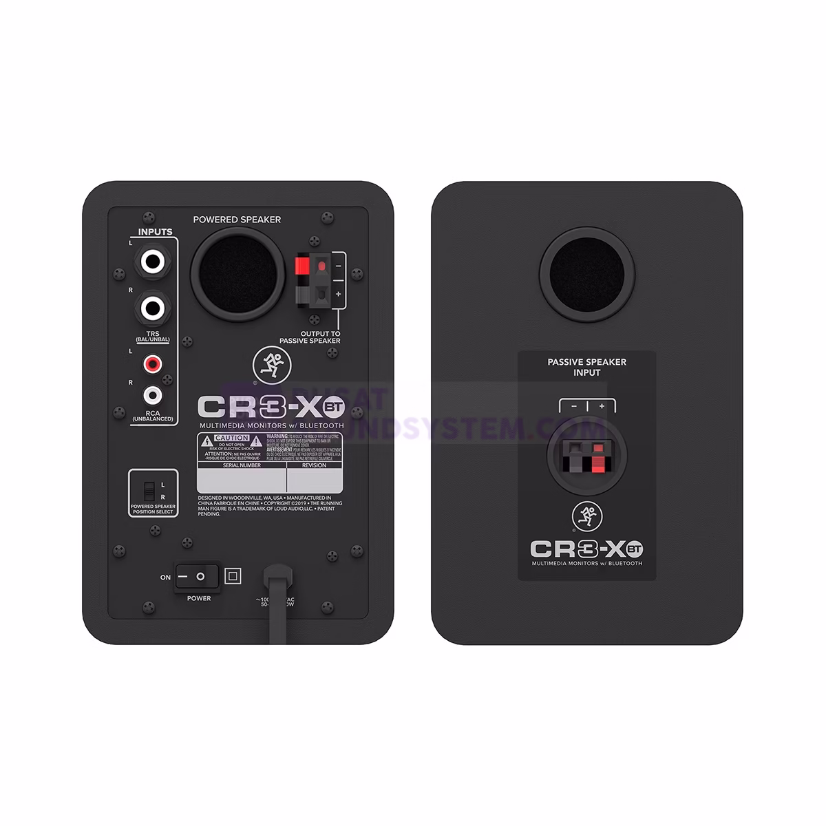 Mackie CR3-XBT Speaker Studio Monitor Recording Aktif 3 Inch 2 Way 50 Watt (Bluetooth) - Image 3