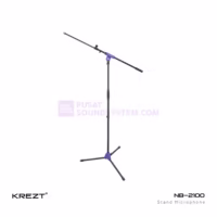 KREZT NB-2100 Stand Mic Boom Lantai Tripod Kaki 3 Telescopic