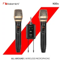Nakamichi N20X Mic Wireless Dual Handheld Receiver Colok