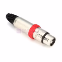 Neutrik NC3FXS Jack Konektor Canon XLR Female Kaki 3 / 3 Pin