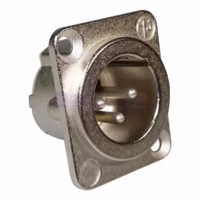 Neutrik NC3MD-LX Konektor Chassis Socket XLR Male 3 Pin / Kaki 3