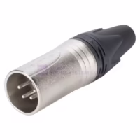 Neutrik NC4MXX  Jack Konektor Canon XLR Male Kaki 4 / 4 Pin