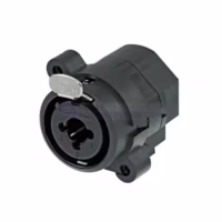 Neutrik NCJ10FI-S Konektor Chassis Socket XLR Female 3 Pin / Kaki 3