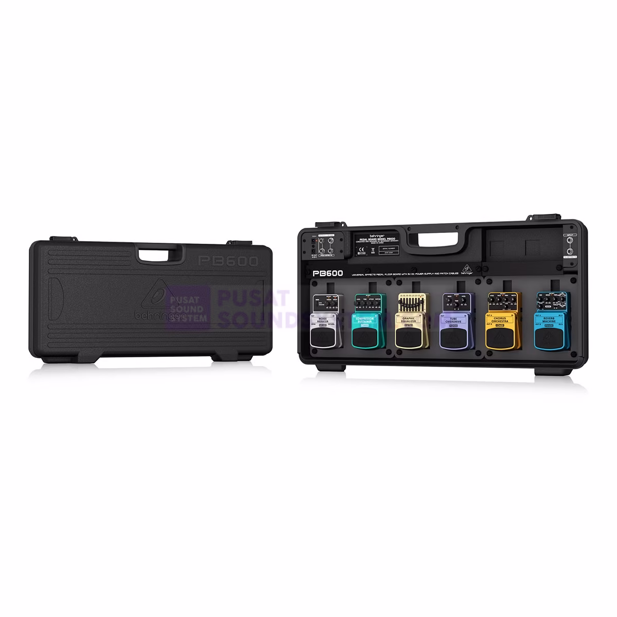 Behringer PB600 Pedalboard with Power Supply - 6-pedal - Image 2
